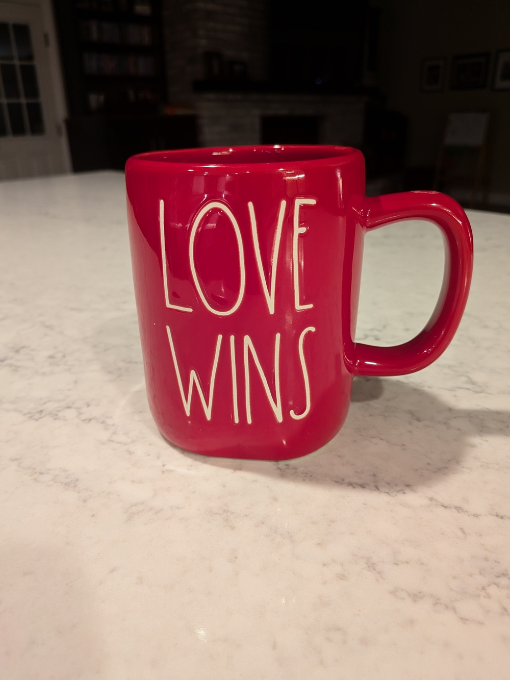 Rae Dunn "Love Wins" Ceramic Mug